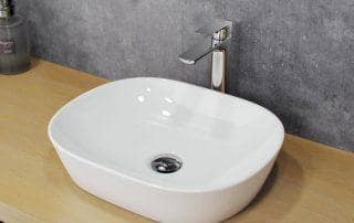 Umywalka nablatowa ceramiczna Jima
