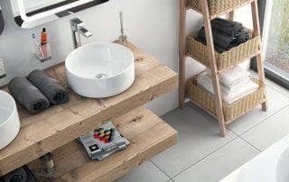 Umywalka nablatowa ceramiczna Ovia
