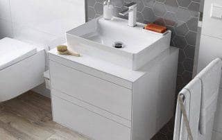 Umywalka nablatowa ceramiczna Rima