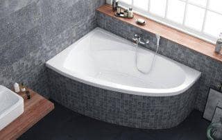 Wanna asymetryczna akrylowa Aquaria Comfort