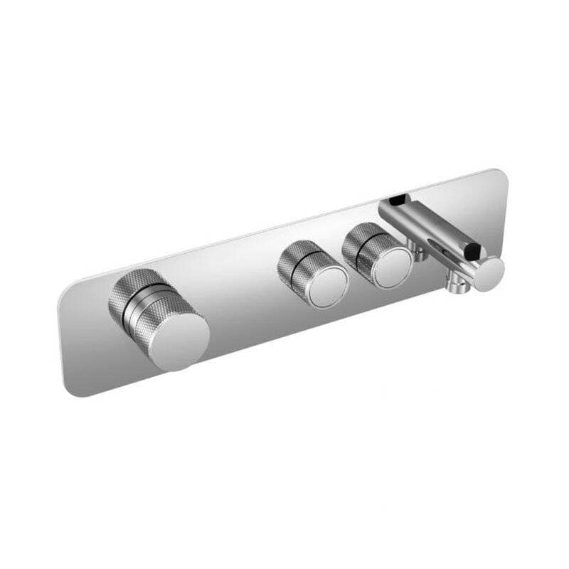 Krotos prysznicowo wannowa 2f Krotos Bateria prysznicowo-wannowa podtynkowa, 2-funkcje