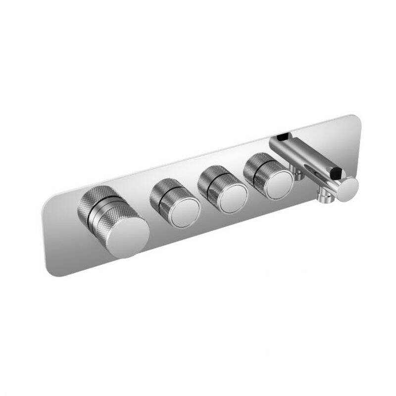 Krotos prysznicowo wannowa 3f Krotos Bateria prysznicowo-wannowa podtynkowa, 3 funkcje
