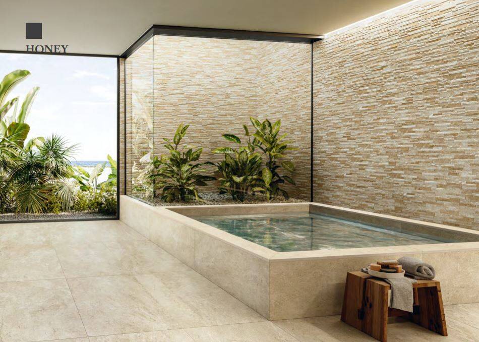 Novabell thermae honey aranzacja 3 Mozaika Novabell Thermae Honey Esagona 30 x 31.5